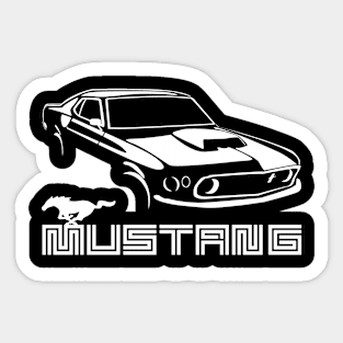 Ford Mustang Boss 429 Vintage Sticker